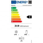 Side-by- side tipo No Frost &scaron;aldytuvas Electrolux ELT9VE52M0 juodo stiklo durimis