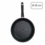 Indukcinė keptuvė Zyle Frypan ZY026FP, &Oslash;26 cm, su deimantine danga