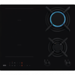Mi&scaron;ri - dujos/elektra indukcinė kaitlentė AEG HDB64623NB Juodos spalvos