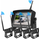 BELAIDĖ VAIZDO STEBĖJIMO SISTEMA SU 4 KAMEROM