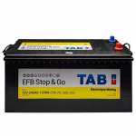 AKUMULIATORIUS TOPLA 240AH EFB STOP & GO 1250EN TTEFB-240(3)