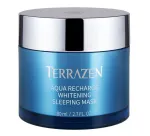 Naktinė veido kaukė TERRAZEN Aqua Recharge Whitening Sleeping Mask TER86818, skaistinanti, 80 ml
