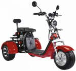 Elektrinis čioperis-triratis Citycoco CP-3 2000W 40AH Li-ion raudonas