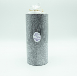 Kvepianti augalinės kilmės žvakė, 70 / 100 mm, pilka