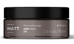 Va&scaron;kas plaukams Lakme K.FINISH MATT Matt Working Wax, LAK46010, 75 ml