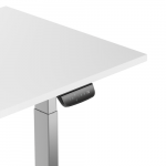 Reguliuojamo auk&scaron;čio stalas Up Up Bjorn Pilkas, Stalvir&scaron;is L Baltas