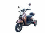 Elektrinis triratis mopedas motoroleris eMoto Retro 800W 20AH 60V