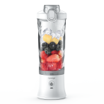 Ne&scaron;iojama pakraunama kokteilinė Sponge Blend su gertuve, balta SPONBLW01