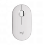 Logitech Pebble 2 M350s Belaidė pelė, RF Wireless + Bluetooth, 4000 DPI, Tonal White