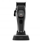 Profesionali plaukų kirpimo ma&scaron;inėlė OSOM Professional PRIME Cordless Hair Clipper OSOMP01GBL, juodos spalvos