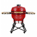 Kamado grilis su priedais Zyle XX Large ZY26KSRDSET 66 cm, raudonas