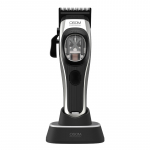 Profesionali plaukų kirpimo ma&scaron;inėlė OSOM Professional PRIME Cordless Hair Clipper OSOMP01SIL, sidabro spalvos