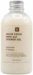 Du&scaron;o želė Blautty Moisturizer & Relaxing White Coco Bath Gel BLABATCOC100, kokosų kvapo, 100 ml