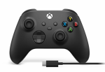 Žaidimų pultas Xbox Wireless Controller + USB-C Laidas, Juodas