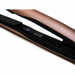 Plaukų tiesintuvas OSOM Professional Rose Gold Digital Hair Straightener, su juodomis keramikinėmis plok&scaron;telėmis, OSOMV11ST.