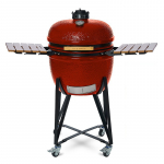Kamado grilis su priedais Zyle 62 cm, ZY24RDSET raudonas