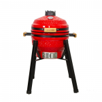 Kamado grilis su priedais Zyle 39.8cm, Starter, ZY16KSRDSET, raudonas
