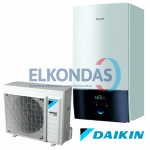 Daikin Altherma 3 &scaron;ilumos siurblys oras-vanduo ERGA06EVH/EHBH08E6V be vandens talpos
