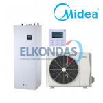 Midea M-thermal Arctic &scaron;ilumos siurblys oras-vanduo su integruota vandens talpa 190l V6W/D2N8-B / A100/190CDS90GN8-B (-25&deg;C)