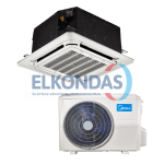 MIDEA COMPACT Inverter kasetinis oro kondicionierius MCA3U-12FNXD0/MOB30-12HFN8 (-15&deg;C)