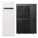 Panasonic oras-vanduo &scaron;ilumos siurblys Aquarea T-CAP All In One WH-ADC16K9E8AN + WH-UXZ16KE8 16,0 kW (su integruotu 185l talpos boileriu, trifazis)