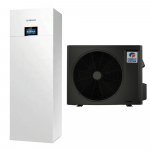 GREE oras-vanduo &scaron;ilumos siurblys VERSATI IV DUO GRS-CQ10PDG/NHH3-E(I) + GRS-CQ10PD/NHH3-E(O) 10,2 kW (su integruotu 185l talpos boileriu)