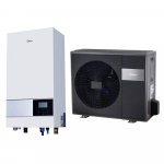 Midea oras-vanduo &scaron;ilumos siurblys M-THERMAL ARCTIC HB-A100/CDS90GN8-B2 + MHA-V10W/D2N8-B2 10,0 kW