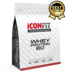 Baltymų milteliai WHEY Protein 80, 1 kg ICONFIT