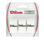 Teniso raketės apvija WILSON PRO PERFORATED 3 vnt. (balta)