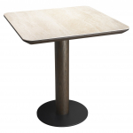 Richmond Interiors Valgomojo stalas RITZ Brown 70&times;70 cm