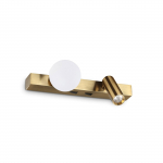 Ideal Lux Sieninis &scaron;viestuvas BINOMIO LED AP OTTONE, 336671