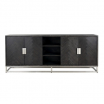 Komoda BLACKBONE SILVER 4 durų