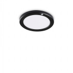 Lubinis &scaron;viestuvas AURA PL ROUND 3000K NERO SENSOR, 290782