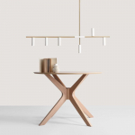 Lubinis &scaron;viestuvas TREVO BRASS/WHITE