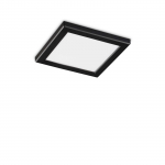 Lubinis &scaron;viestuvas AURA PL SQUARE 4000K NERO, 306407