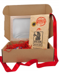 &Scaron;ventinė dovanų dėžutė su pasirinktomis kavos pupelėmis 1 kg