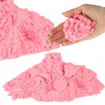 Kinetinis smėlis 1kg mai&scaron;elyje (rožinė spalva)