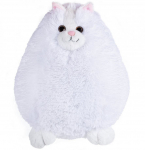 Mink&scaron;tas pliu&scaron;inis žaislas - Katinas baltutis 38 cm