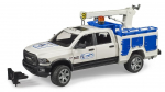 BRUDER serviso automobilis RAM 2500 su priedais 02509