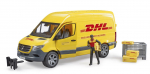 BRUDER MB Sprinter DHL kurjeris su figūrėle 02671