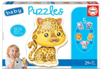 Pirmoji dėlionė EDUCA Baby Laukiniai gyvūnai 14197