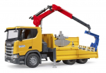 BRUDER 03551 Sunkvežimis Scania Super 560R su kranu