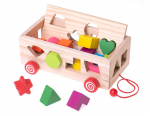 MONTESSORI Medinis rū&scaron;iavimo žaidimas su formomis (3694)