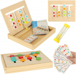 Montessori medinis loginis žaidimas spalvos