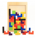 Medinė dėlionė Tetris žaidimas 40 det.
