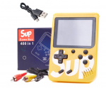 Retro žaidimų kompiuteris Game Box 400 žaidimų (geltonas)