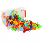 Plastikinių kaladėlių rinkinys 240 vnt