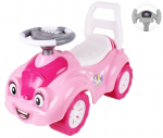 Paspiriamas užsėdamas vaiki&scaron;kas automobilis - stumdukas (rožinis)