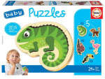 Pirmoji dėlionė EDUCA Baby Tropiniai gyvūnai 18587