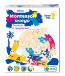 Dėlionė Montessori sraigė - sudėliok ir nuspalvink